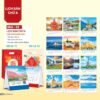Lịch Bàn Chữ A 2027 NHA Mẫu NHA92 - Thế Giới Muôn Màu (17 x 19cm) Quà Tặng Bàn Làm Việc Văn Phòng Hiện Đại in logo doanh nghiệp quà tặng Tết tại Quà Tặng Văn Phòng