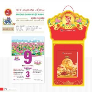 Lịch Bloc 2027 TD Mẫu TD37 (29 x 41 cm) Quà Tặng Bàn Làm Việc Văn Phòng Hiện Đại in logo doanh nghiệp quà tặng Tết tại Quà Tặng Văn Phòng
