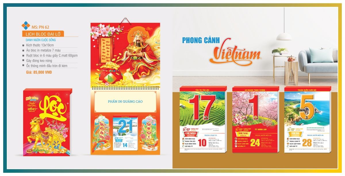 Lịch Bloc TPN 2027 TPNBLOC69 Quà Tặng Bàn Làm Việc Văn Phòng Hiện Đại