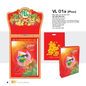 Lịch Bloc Siêu Cực Đại 2027 VL Mẫu VL01A (35 x 50cm) Quà Tặng Bàn Làm Việc Văn Phòng Hiện Đại in logo doanh nghiệp quà tặng Tết tại Quà Tặng Văn Phòng