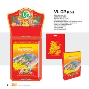 Lịch Bloc Siêu Cực Đại 2027 VL Mẫu VL02 (38 x 53 cm) Quà Tặng Bàn Làm Việc Văn Phòng Hiện Đại in logo doanh nghiệp quà tặng Tết tại Quà Tặng Văn Phòng