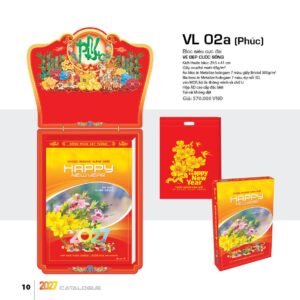 Lịch Bloc Siêu Cực Đại 2027 VL Mẫu VL02A (38 x 53 cm) Quà Tặng Bàn Làm Việc Văn Phòng Hiện Đại in logo doanh nghiệp quà tặng Tết tại Quà Tặng Văn Phòng