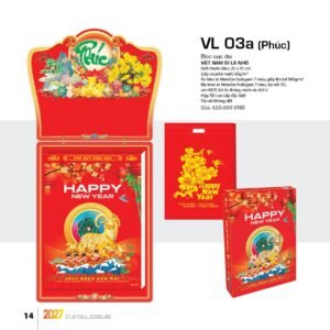 Lịch Bloc Cực Đại 2027 VL Mẫu VL03A (25 x 35cm) Quà Tặng Bàn Làm Việc Văn Phòng Hiện Đại in logo doanh nghiệp quà tặng Tết tại Quà Tặng Văn Phòng