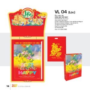 Lịch Bloc Siêu Đại 2027 VL Mẫu VL04 (20 x 30cm) Quà Tặng Bàn Làm Việc Văn Phòng Hiện Đại in logo doanh nghiệp quà tặng Tết tại Quà Tặng Văn Phòng