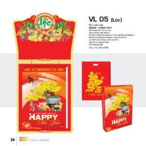 Lịch Bloc Siêu Đại 2027 VL Mẫu VL05 (20 x 30cm) Quà Tặng Bàn Làm Việc Văn Phòng Hiện Đại in logo doanh nghiệp quà tặng Tết tại Quà Tặng Văn Phòng