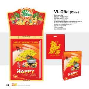Lịch Bloc Siêu Đại 2027 VL Mẫu VL05A (20 x 30cm) Quà Tặng Bàn Làm Việc Văn Phòng Hiện Đại in logo doanh nghiệp quà tặng Tết tại Quà Tặng Văn Phòng