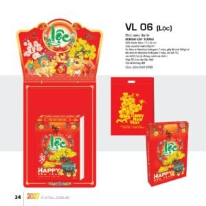 Lịch Bloc Siêu Đại 2027 VL Mẫu VL06 (17 x 24cm) Quà Tặng Bàn Làm Việc Văn Phòng Hiện Đại in logo doanh nghiệp quà tặng Tết tại Quà Tặng Văn Phòng