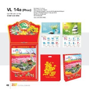 Lịch 52 Tuần 2027 VL Mẫu VL15 (31 x 42 cm) Quà Tặng Bàn Làm Việc Văn Phòng Hiện Đại in logo doanh nghiệp quà tặng Tết tại Quà Tặng Văn Phòng