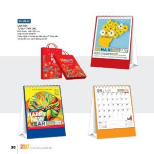 Lịch Bloc 2027 VL Mẫu VLLB02 (29 x 41 cm) Quà Tặng Bàn Làm Việc Văn Phòng Hiện Đại in logo doanh nghiệp quà tặng Tết tại Quà Tặng Văn Phòng