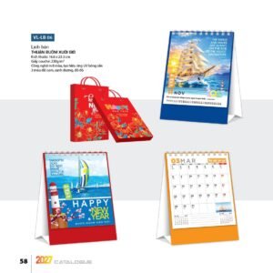 Lịch Bloc 2027 VL Mẫu VLLB06 (29 x 41 cm) Quà Tặng Bàn Làm Việc Văn Phòng Hiện Đại in logo doanh nghiệp quà tặng Tết tại Quà Tặng Văn Phòng