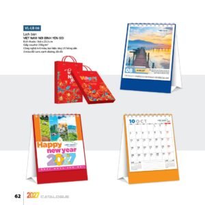 Lịch Bloc 2027 VL Mẫu VLLB08 (29 x 41 cm) Quà Tặng Bàn Làm Việc Văn Phòng Hiện Đại in logo doanh nghiệp quà tặng Tết tại Quà Tặng Văn Phòng