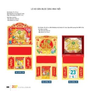 Lịch Treo Tường Lò Xo 2027 VL Mẫu VLLXG29 (37 x 70cm) Quà Tặng Bàn Làm Việc Văn Phòng Hiện Đại in logo doanh nghiệp quà tặng Tết tại Quà Tặng Văn Phòng
