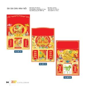 Lịch Bìa Treo 2027 VL Mẫu VLST (40 x 60cm) Quà Tặng Bàn Làm Việc Văn Phòng Hiện Đại in logo doanh nghiệp quà tặng Tết tại Quà Tặng Văn Phòng